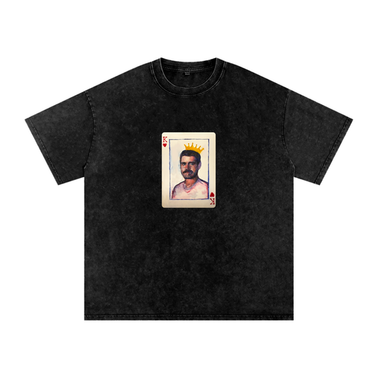 Silly King - Acid Wash Oversize T-Shirt